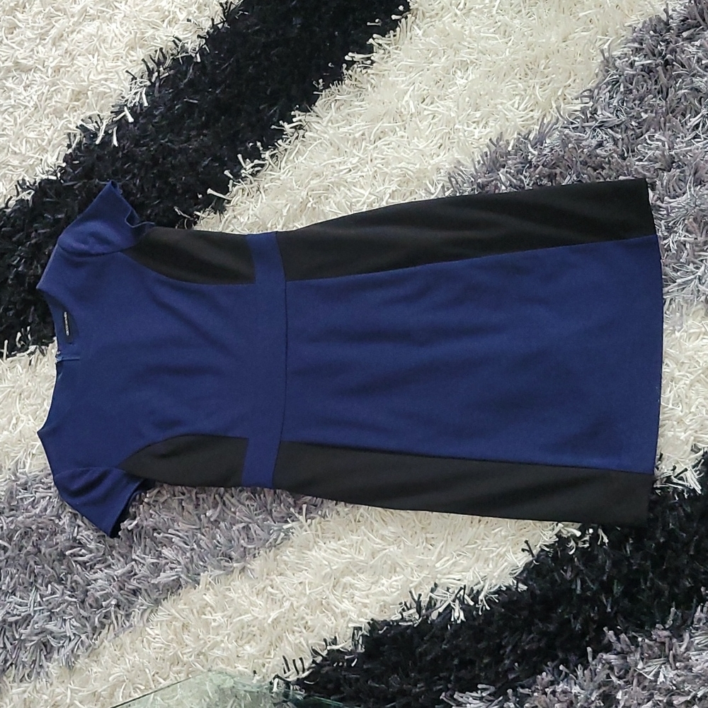 G2000 navy black knee length dress